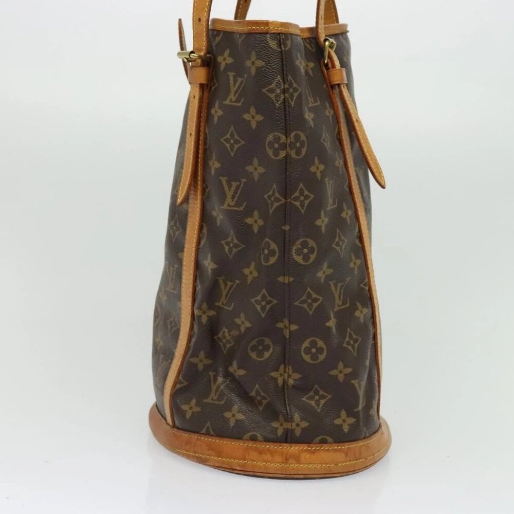 LOUIS VUITTON Monogram Bucket GM Shoulder Bag M42236 LV Auth 139551 - Picture 6 of 15